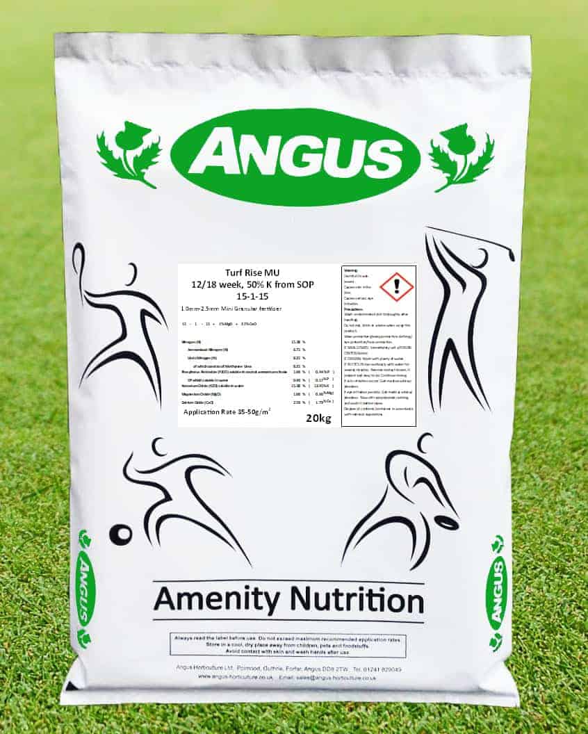 Product image of Turf Rise MU granular slow release nitrogen