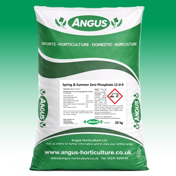 Turf Care Spring & Summer, Zero Phosphate 12-0-9